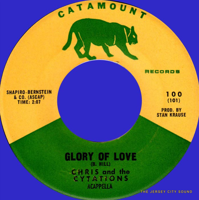 Chris and the Cytations 45 on Catamount Records — Glory of Love
