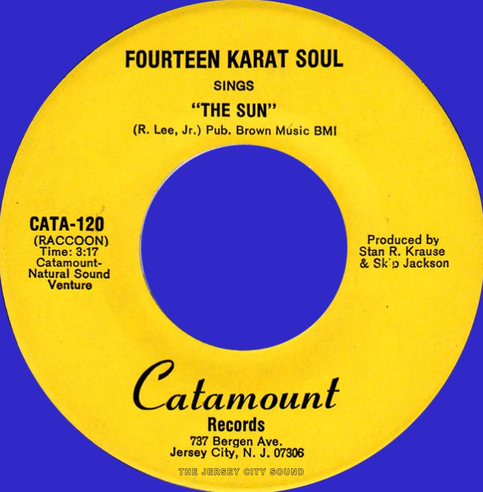 Fourteen Karat Soul 45 on Catamount Records — Boogie Woogie Bugle Boy