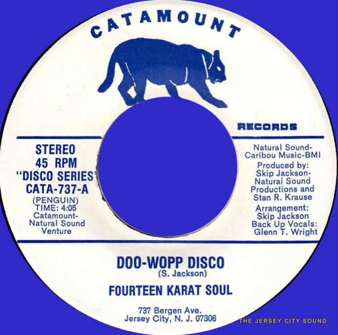 Fourteen Karat Soul 45 on Catamount Records — Doo-Wopp Disco