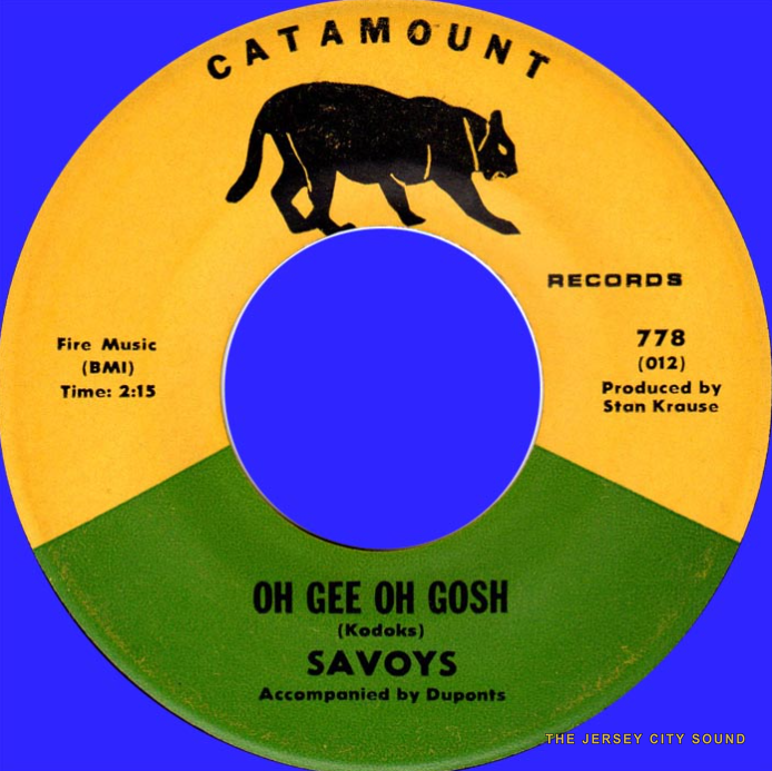 Savoys 45 on Catamount Records — Vision Of Love