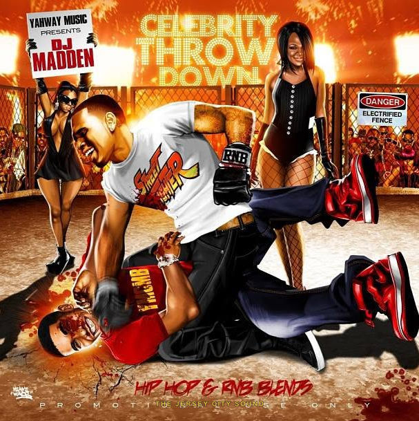 Celebrity Throw Down mixtape cover