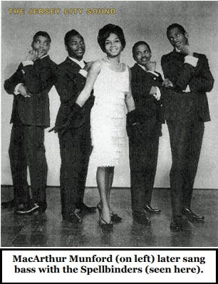 The Spellbinders, with MacArthur Munford at far left