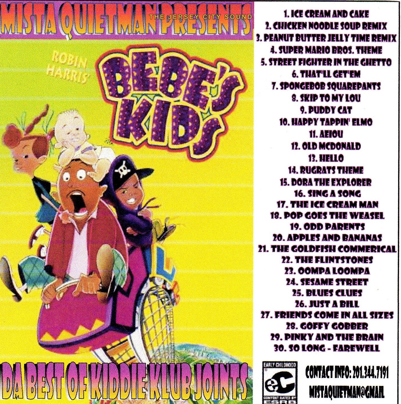 Bebe's Kids themed cover, Da Best of Kiddie Klub Joints