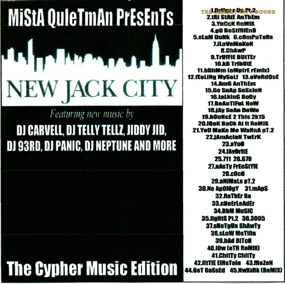 New Jack City The Cypher Music Edition cover with a city skyline