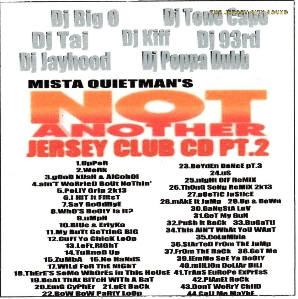 Not Another Jersey Club CD Pt 2 cover