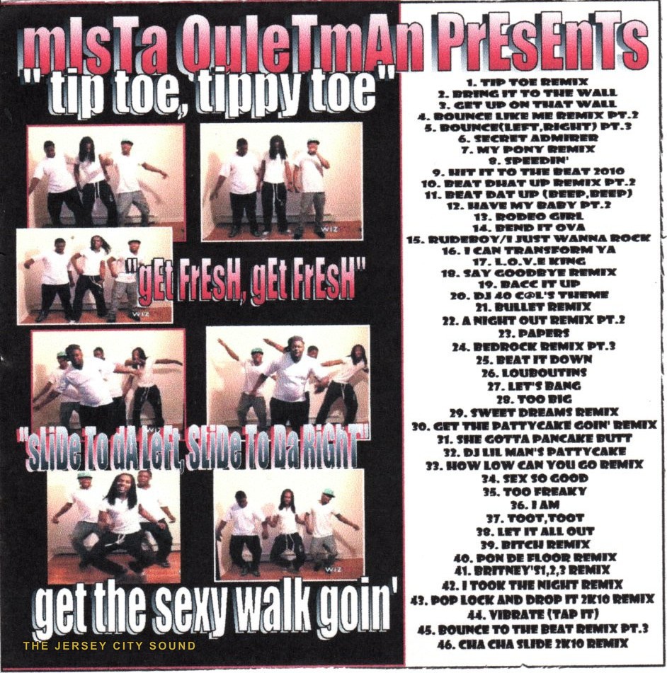 Tip Toe Tippy Toe cover with photo panels of dancers doing the steps